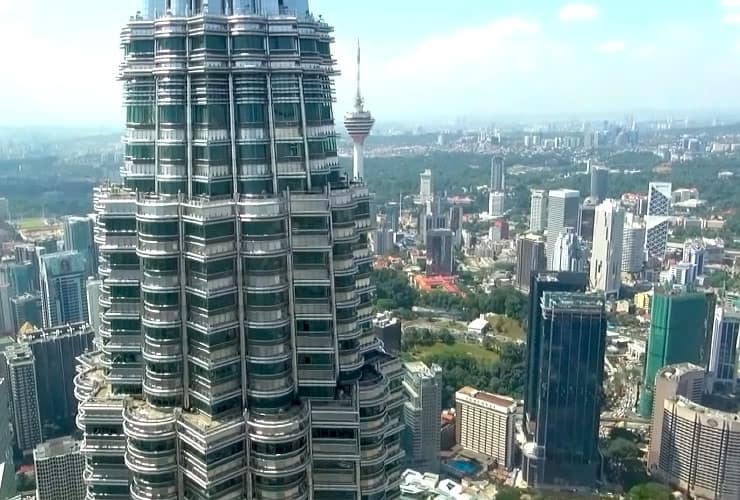 Malaysia Twin Towers View