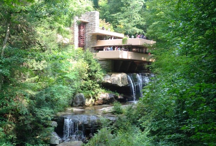 Southwest View of Fallingwater