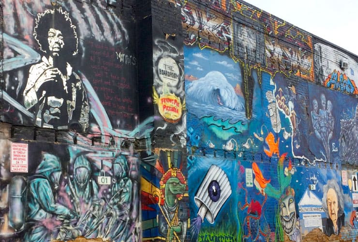 Jimi Mural Art Freak Alley Boise