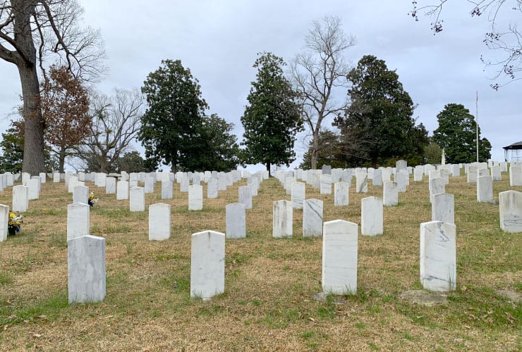 Raleigh’s Historic Oakwood Confederate Cemetery Headstones