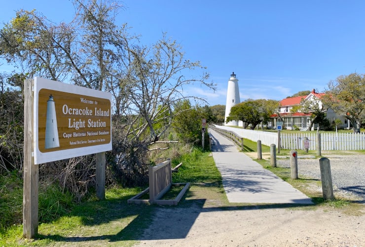 Ocracoke Lighthouse Entrance