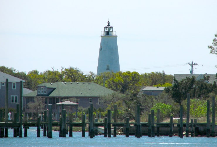 Ocracoke Lighthouse View from Marina