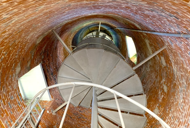 Spiral Staircase Inside the Ocracoke Lighthouse