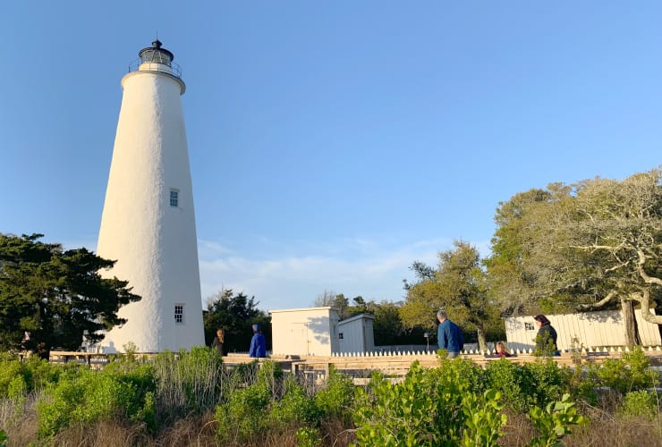 Sunset on the Ocracoke Lighthouse