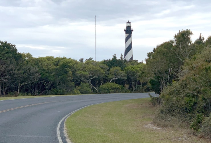 Approaching Cape Hatteras Lighthouse