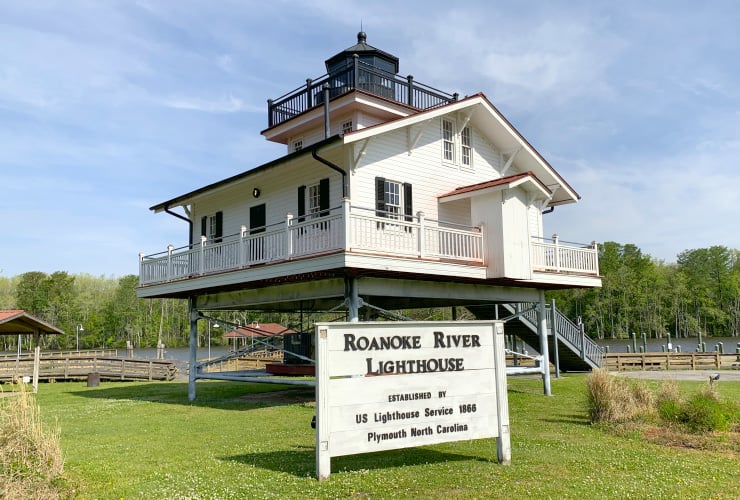 Lighthouse Replica - Roanoke River Lighthouse
