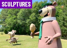 North Carolina Roadside Attractions Sculptures