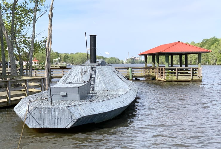 Ironclad Replica on the Roanoke River in North Carolina