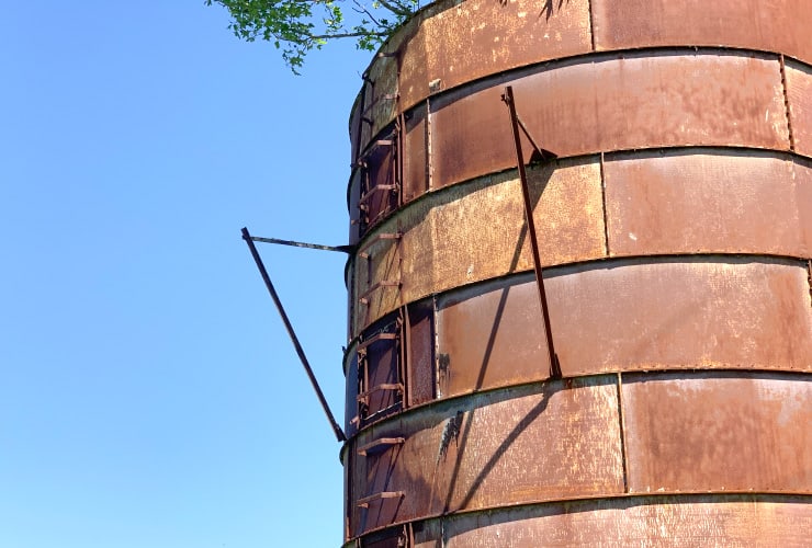 Old Rusted North Carolina Water Tower