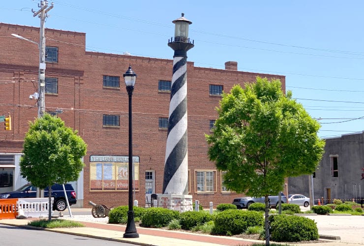 Wilson, NC Mini Cape Hatteras Lighthouse