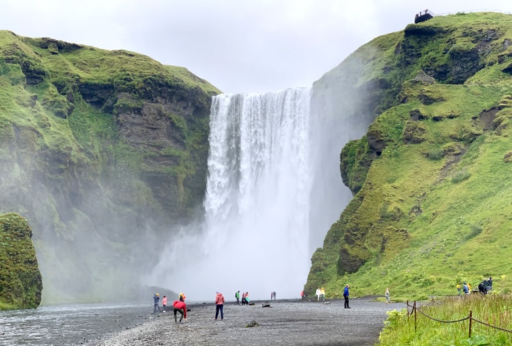 Most Viewable Waterfalls in Iceland Skógafos