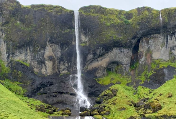 Foss a Síðu the Sideways Falls Iceland
