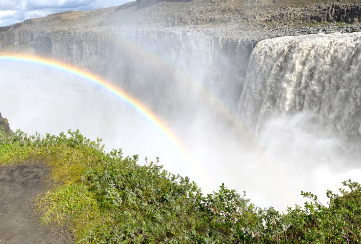 Iceland Dettifoss Rainbow