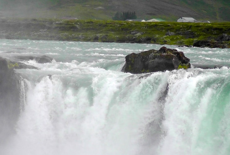 Iceland's Goðafoss Waterfall
