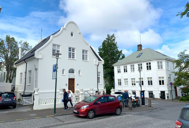 Builkding on Skólavörðustígur Rekjavik