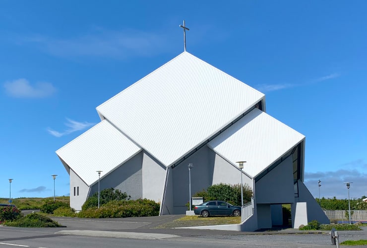 Church of Seltjarnarne in Reykjavik Iceland