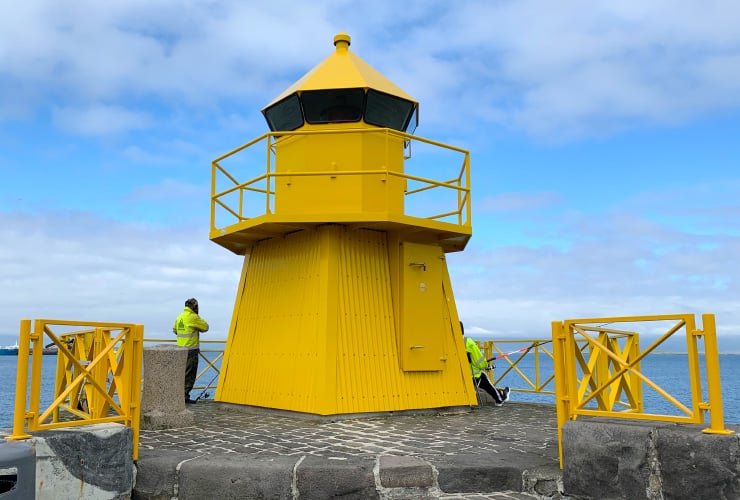 Ingólfsgarður Lighthouse Reykjavik Iceland