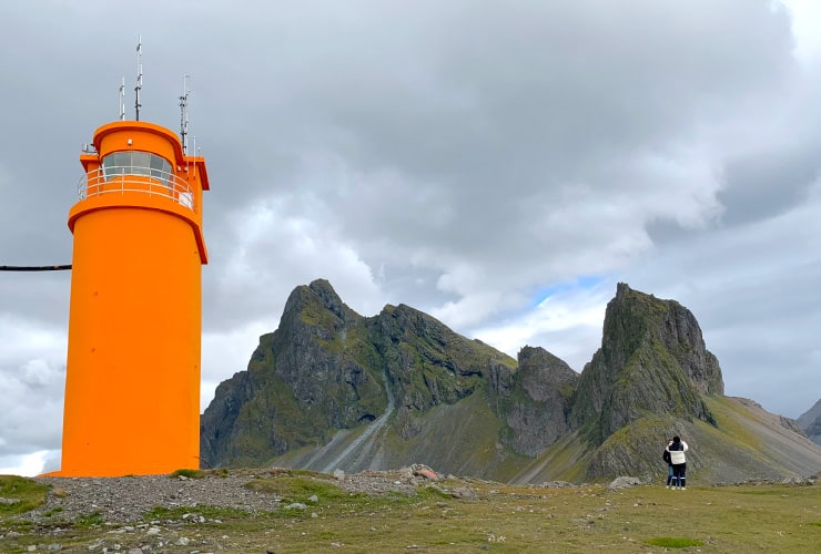 Hvalnes Lighthouse Mount East Horn Iceland