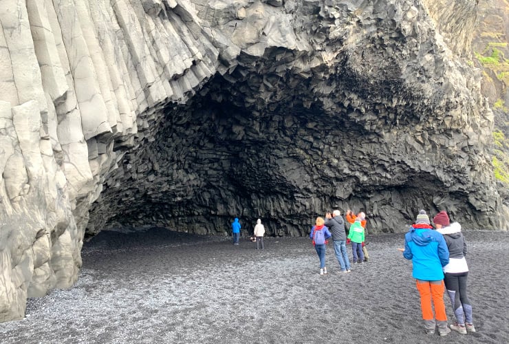 Reynisfjara Black Sand Beach Basalt Cave