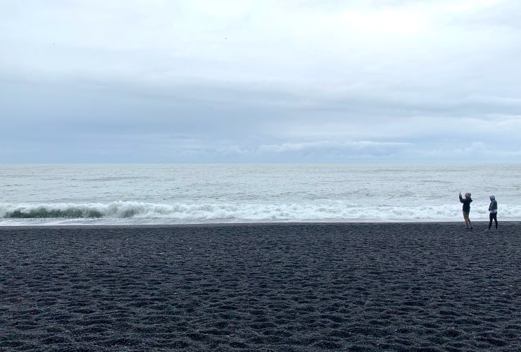 Reynisfjara Black Sand Beach Sneaker Waves