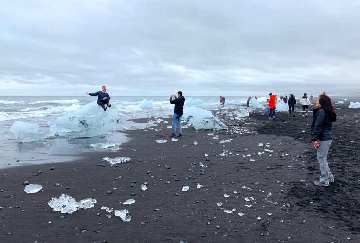 Foolish Tourists Diamond Beach Iceland