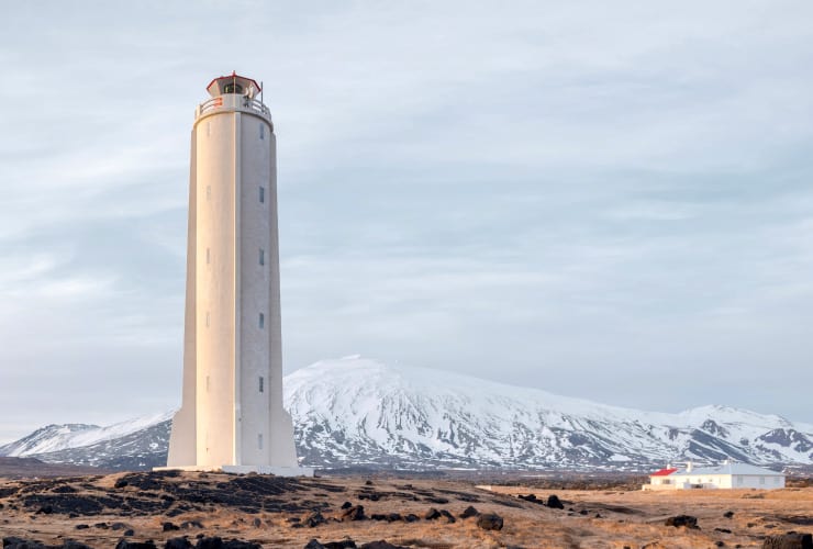 Grótta Island Lighthouse Reykjavik Iceland