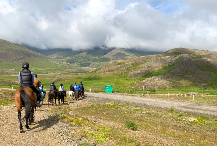 8 day Iceland Ring Road Tour Laxnes Horse Farm Ride View