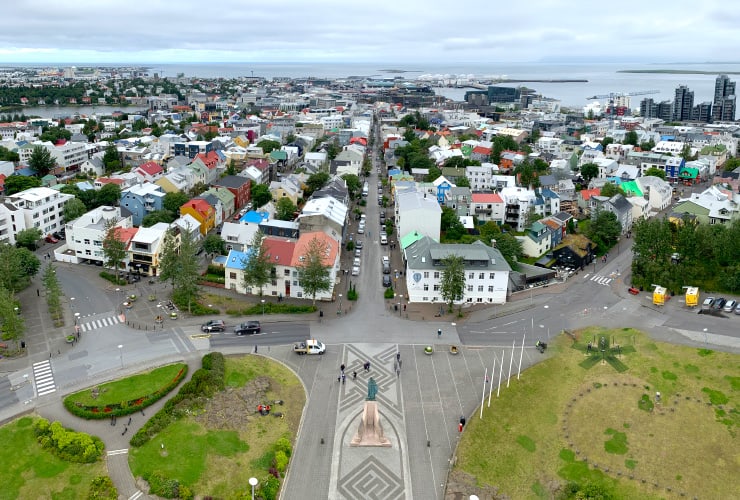 8 day Iceland Ring Road Tour Bird's Eye View Reykjavik