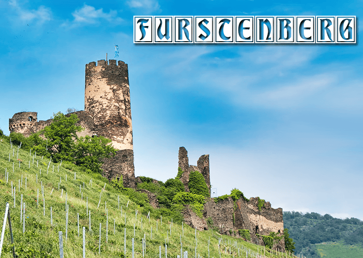 The Ruins of Fürstenberg Castle Middle Rhine River Castles