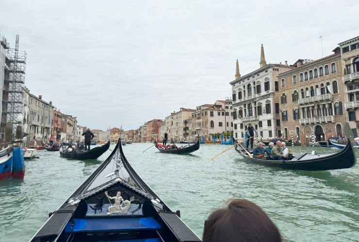 Gondolas on the Grand Canal