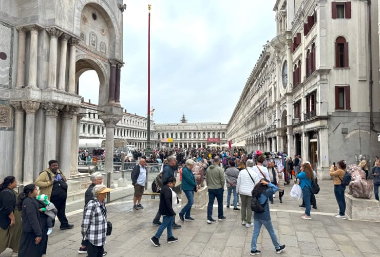 Entering St. Mark's Square