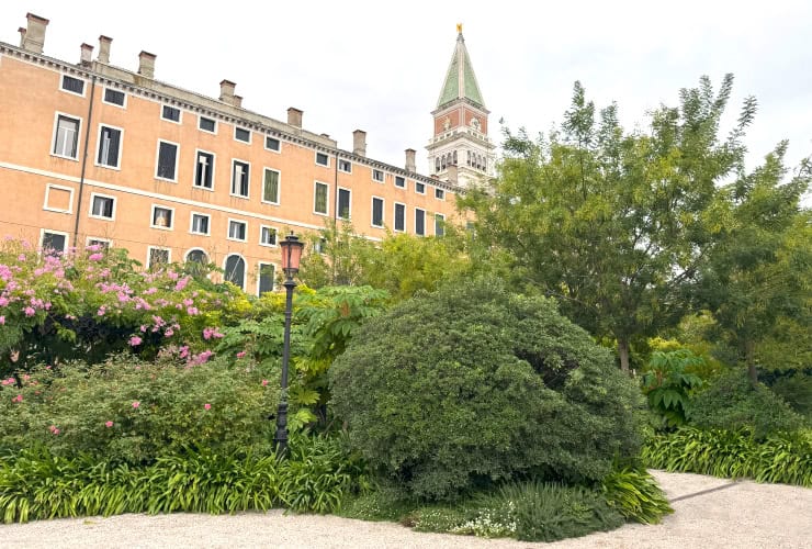 View of the Campanile from the Giardini Reali