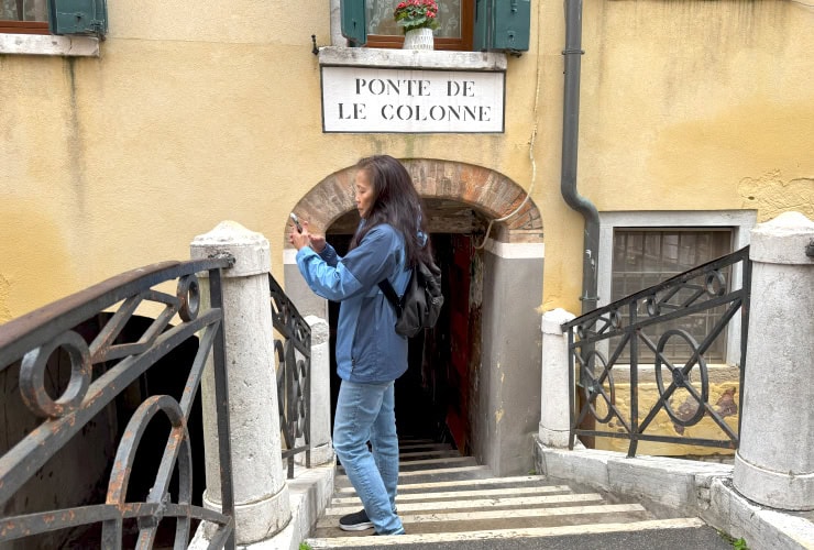 Ponte de le Colonne in Venice