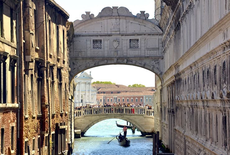 Bridge of Sighs in Venice