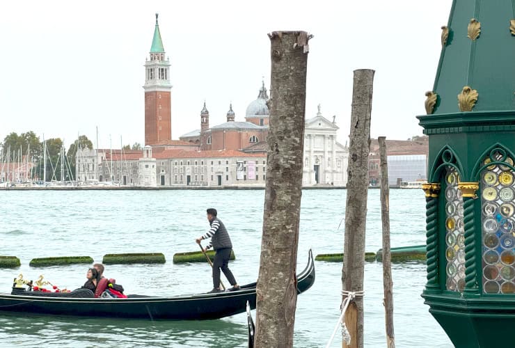 View of San Giorgio Maggiore from St Mark's Square