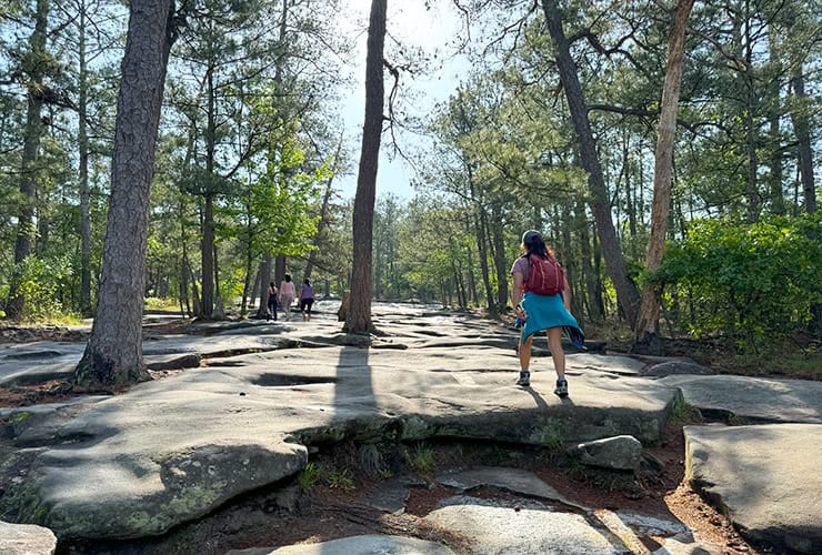 Climbing Stone Mountain Georgia