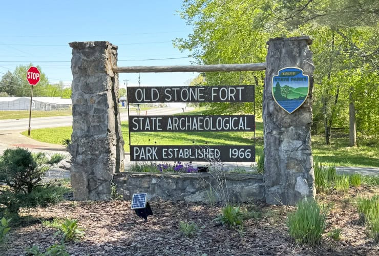 Old Stone Fort State Park Entrance