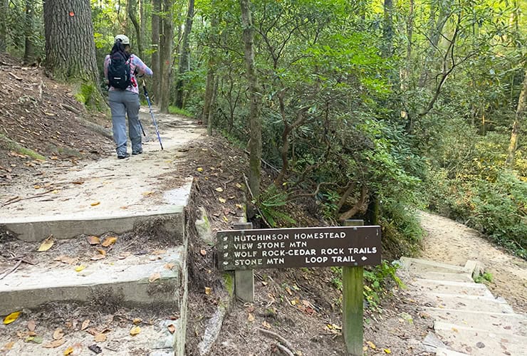 Things to do at Stone Mountain North Carolina Hiking