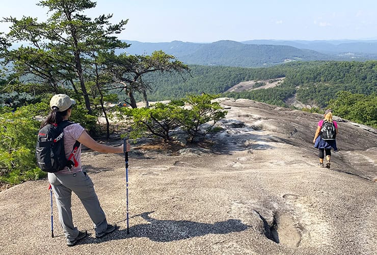 Top of The Bald at Stone Mountain North Carolina