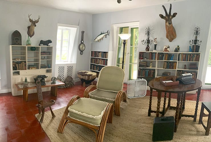 Things to do in Key West The Hemingway House Studio Interior