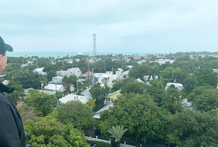 View from the top of The Key West Lighthouse