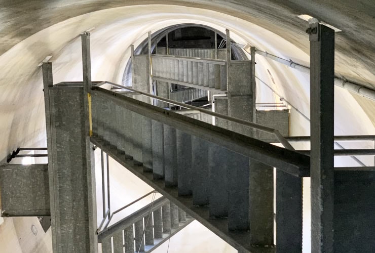 Stairs in the Oak Island Lighthouse