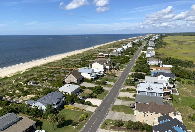 Western View from atop the Oak Island Lighthouse