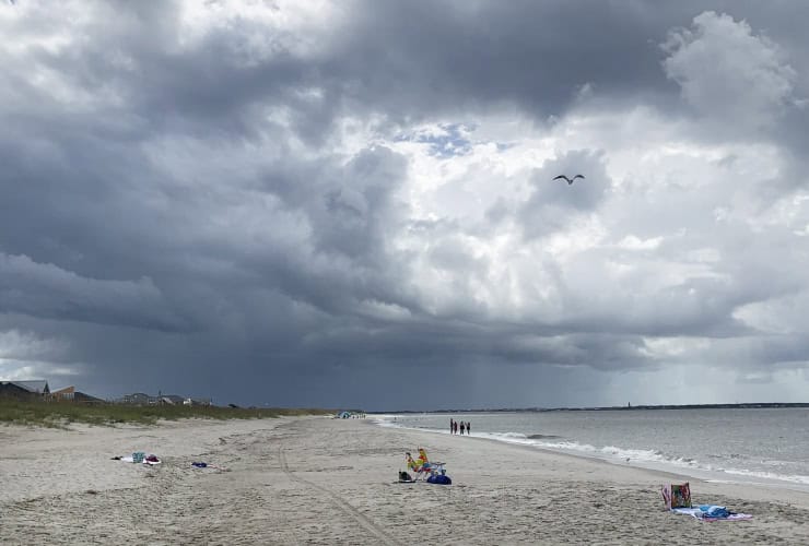 Caswell Beach on Oak Island in North Carolina