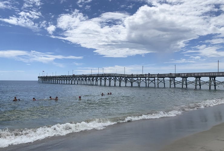 Ocean Crest Fishing Pier in North Carolina