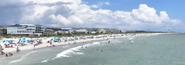 Oak Island Pier Beach