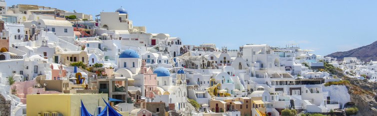 Santorini Cliff Homes