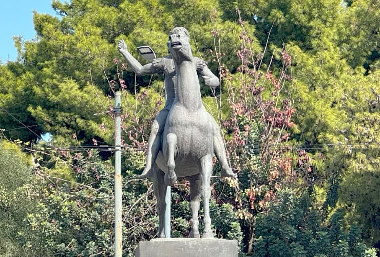 01_athens national garden - alexander the great statue_03