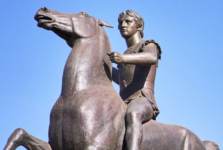 01_athens national garden - alexander the great statue_04