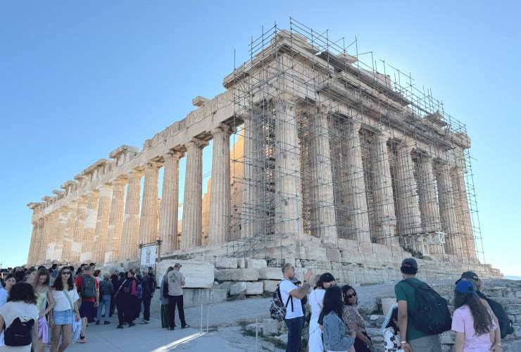 The Parthenon in Athens Greece